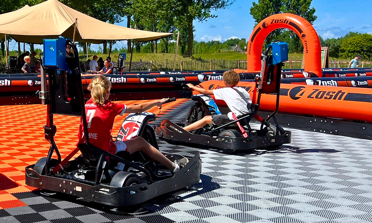 Driftkartbaan Groede podium