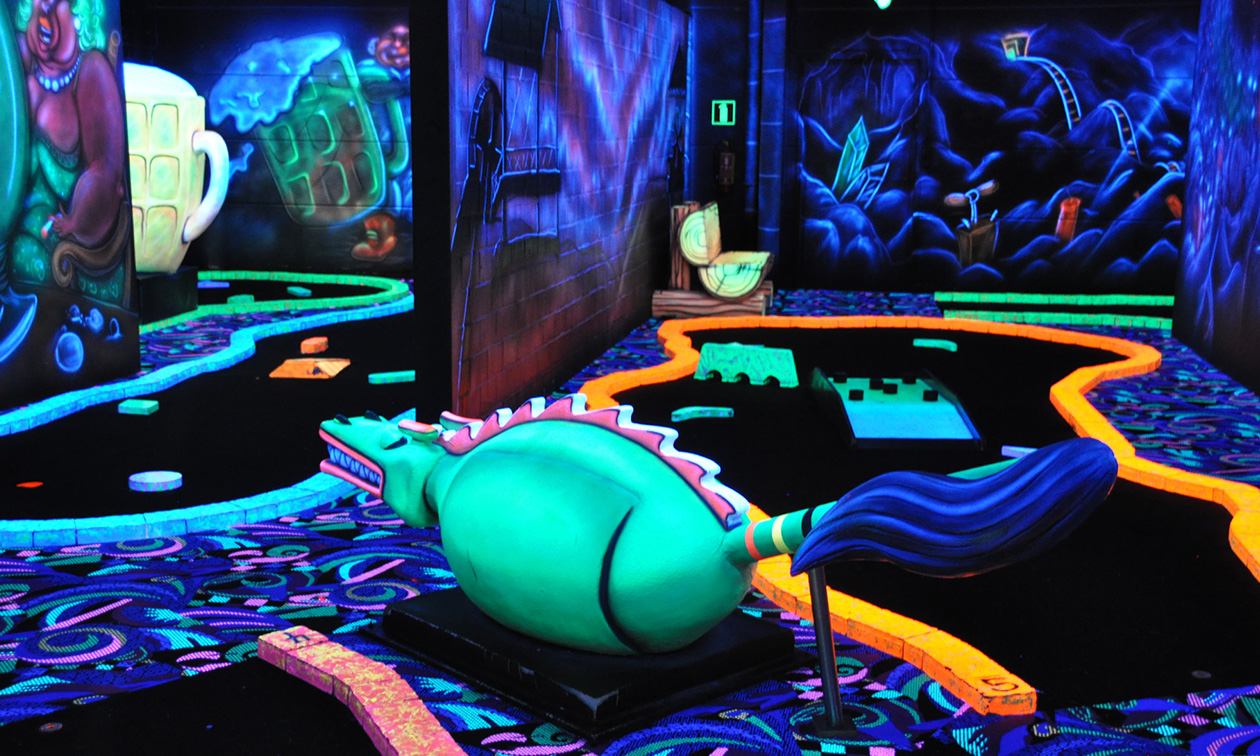 Goolfy et Laser Game mons