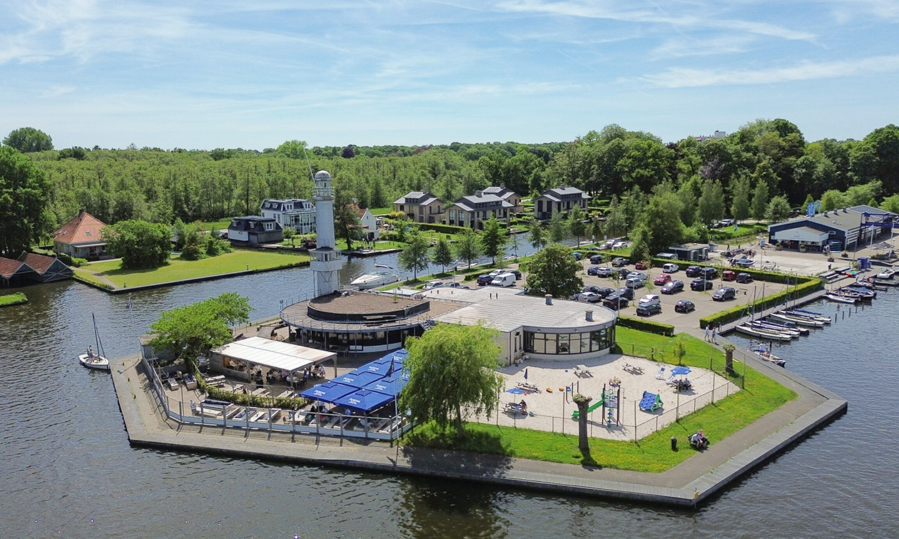 Hé aan het water