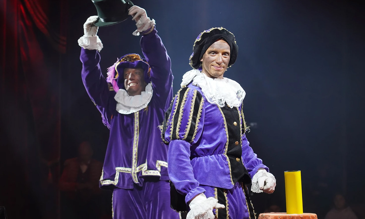Sinterklaas in het circus