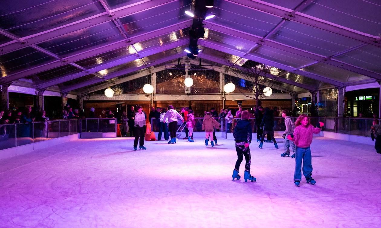 Winterpret aan de Leie