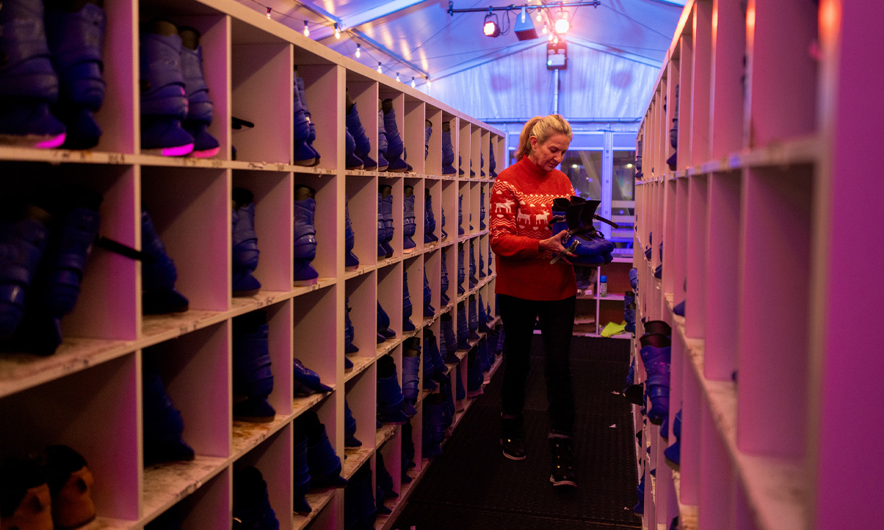 Winterpret aan de Leie