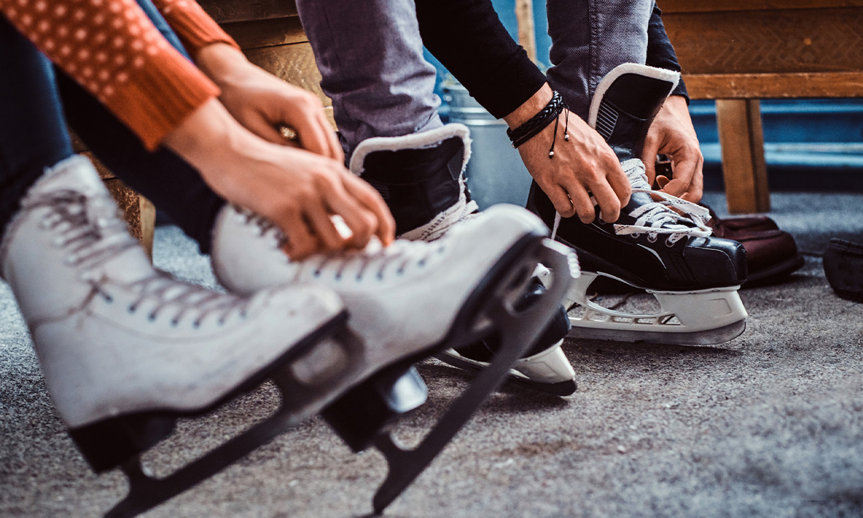 Winterpret aan de Leie