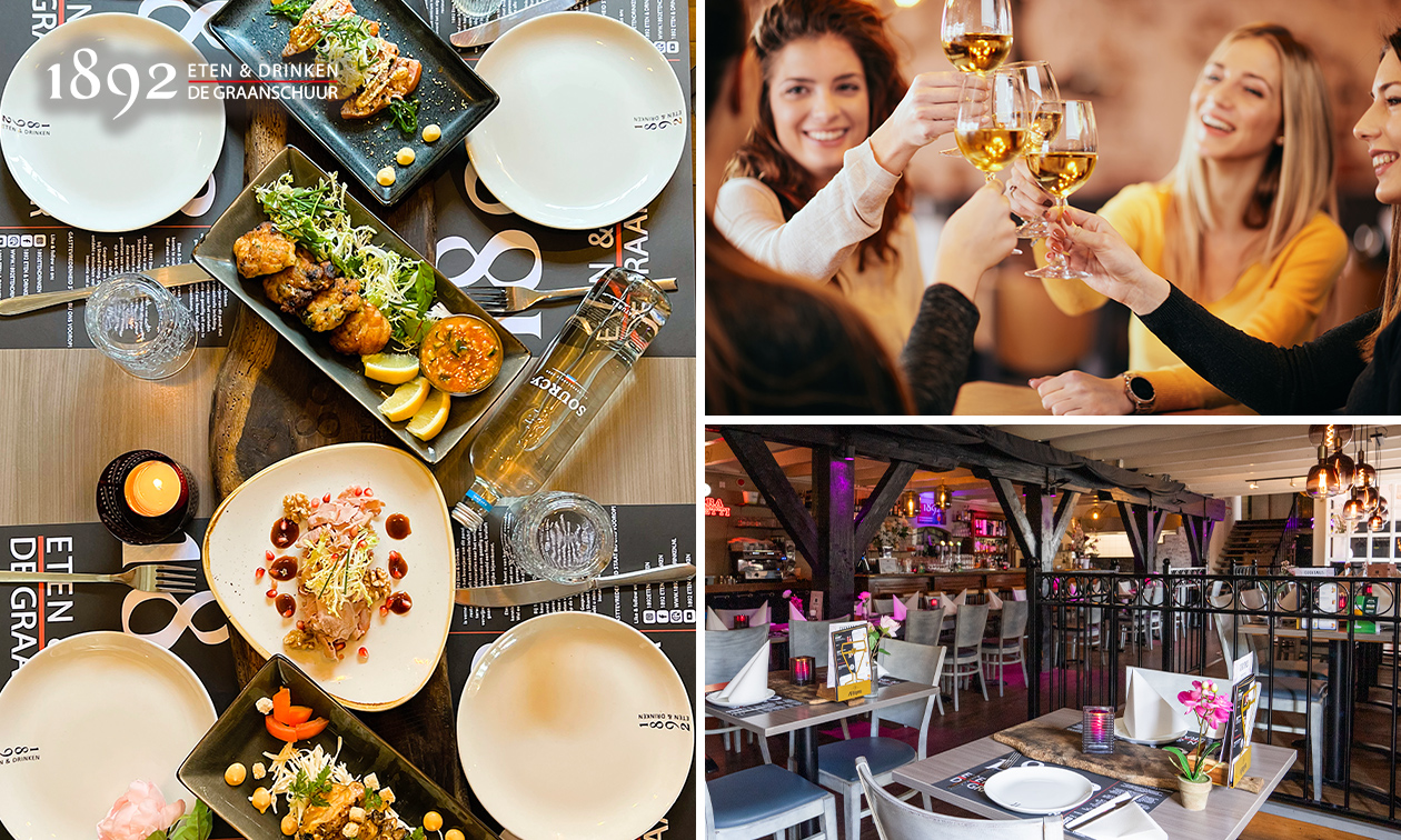 Shared dining-diner à la carte bij 1892 Eten & Drinken in Zoetermeer