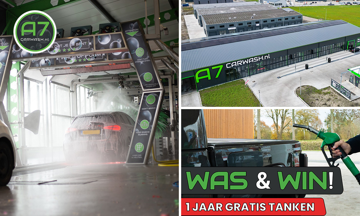 Autowasbeurt 'Best' + Protect R bij A7-Carwash