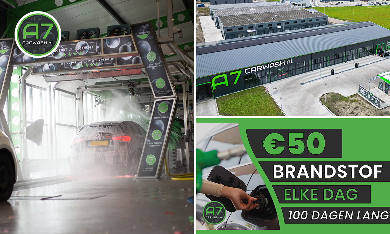 Autowasbeurt 'Best' + Protect R bij A7-Carwash