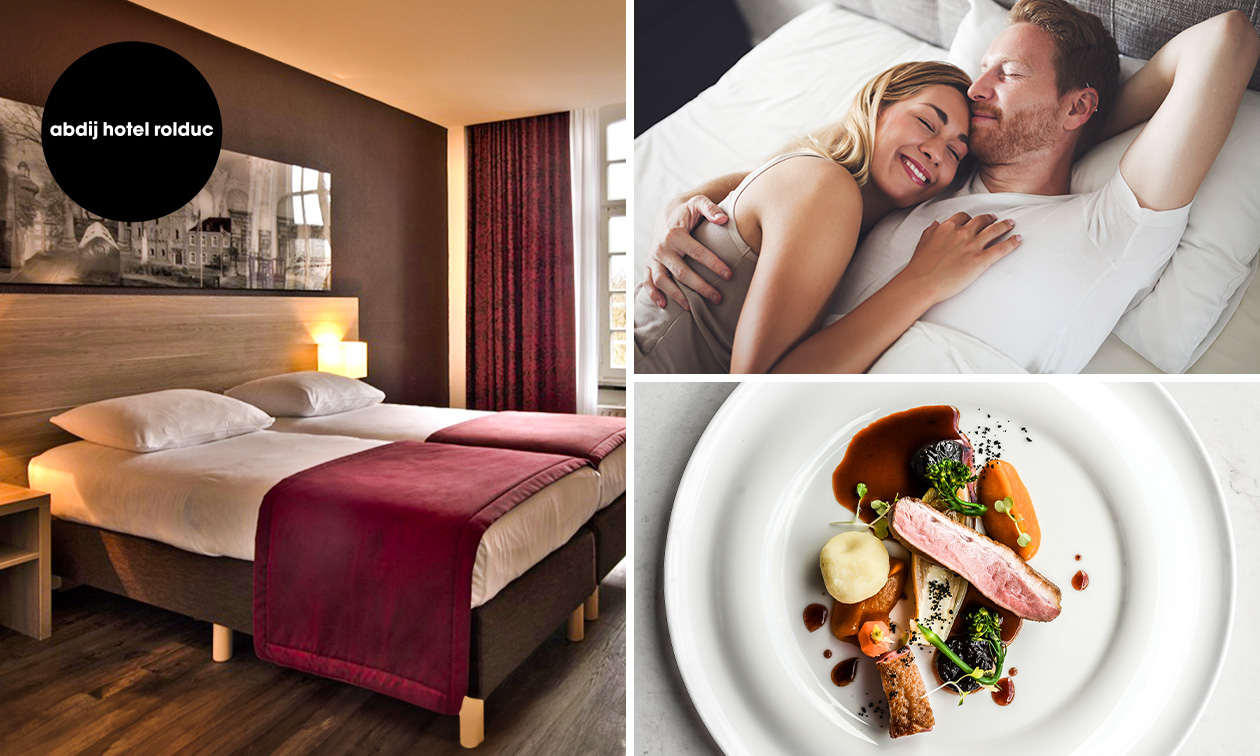 Nuit pour 2 + petit-déjeuner dans l'hôtel unique abdijhotel dans le sud du Limbourg