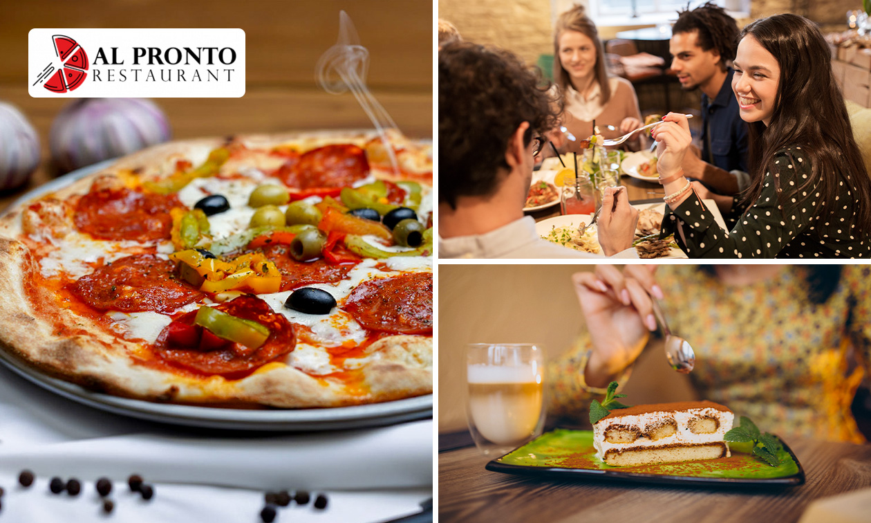 3-gangendiner of -lunch à la carte bij Al Pronto