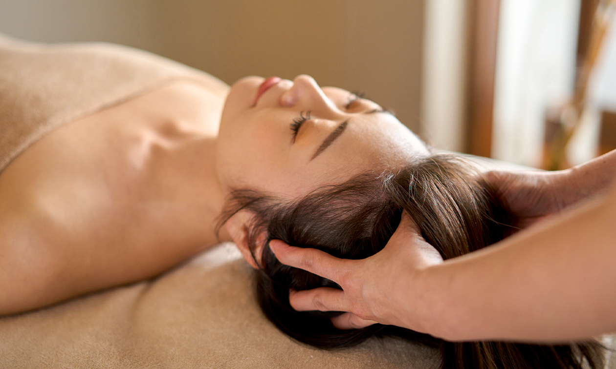 Headspa + soin du visage + massage du corps près de Liège