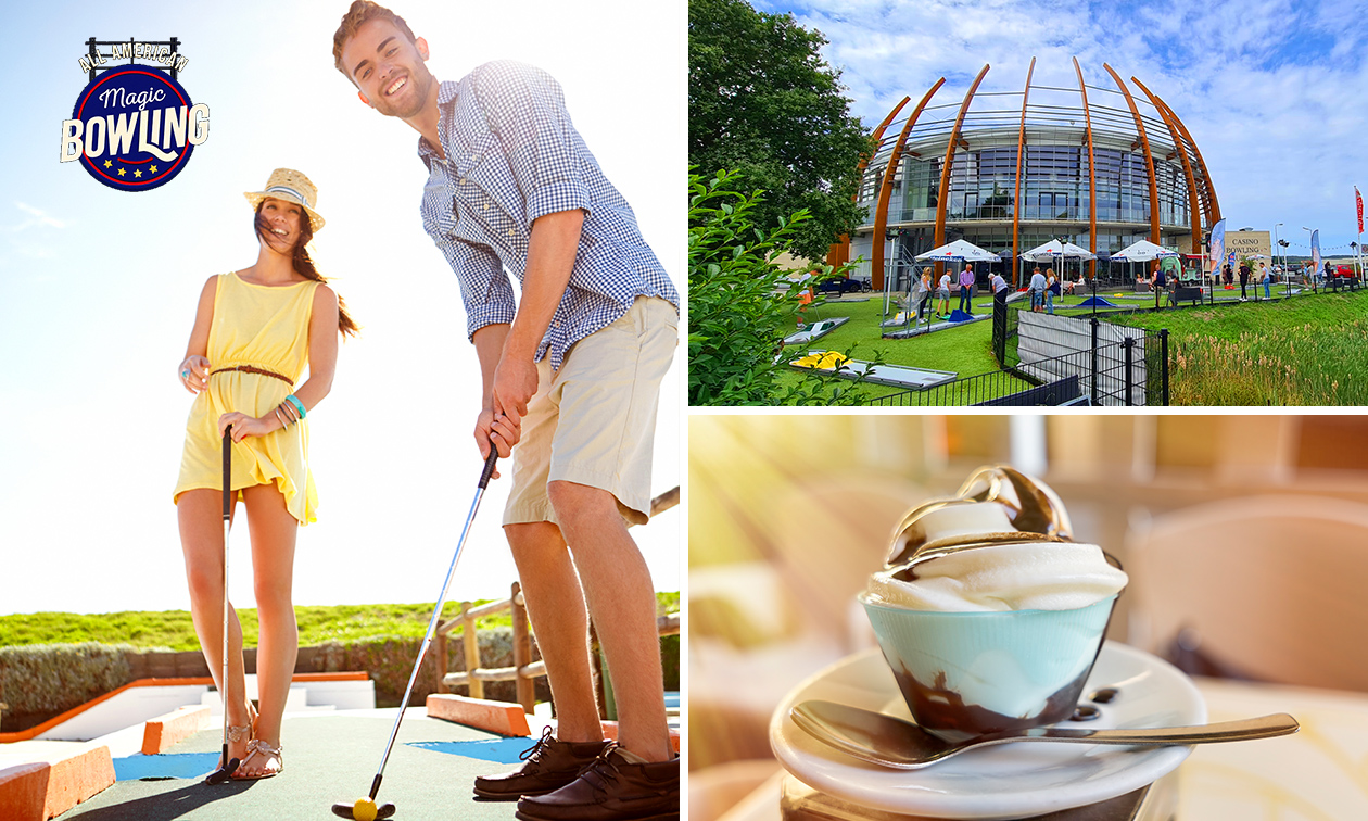 Minigolf (18 holes) + sundae ijsje