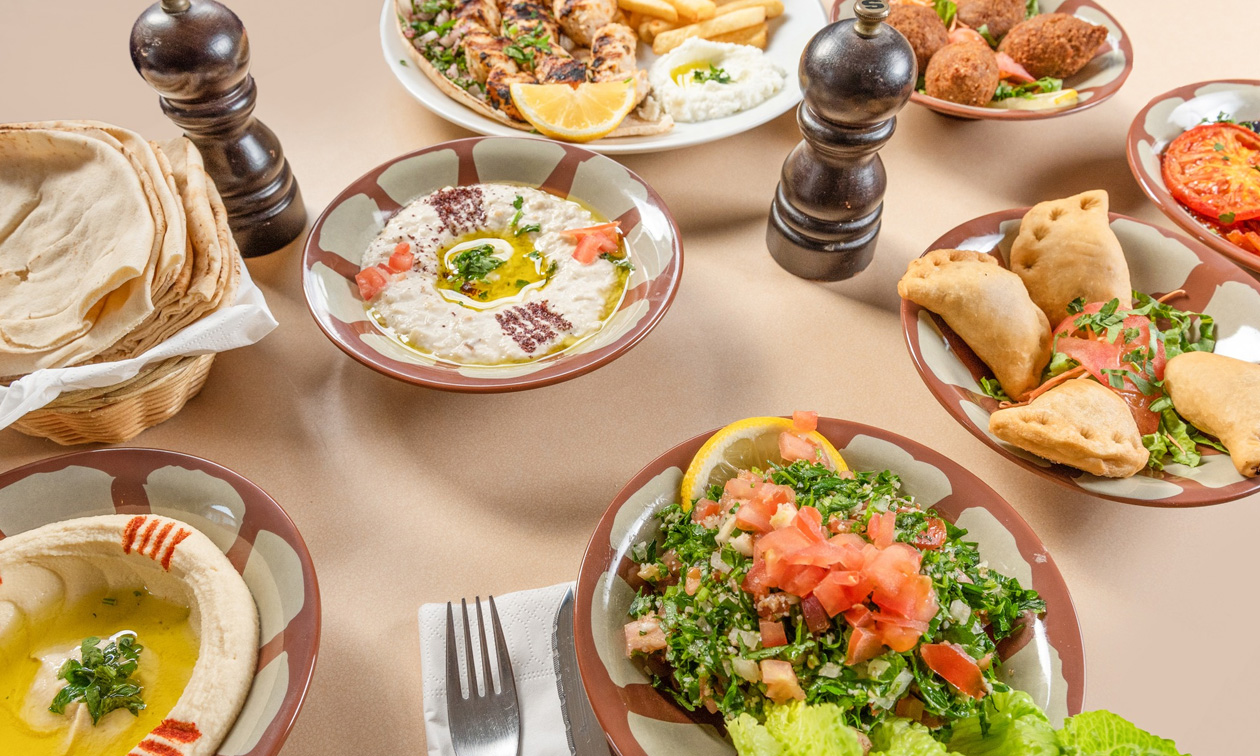 Menu libanais en 2 services à partager à Lille