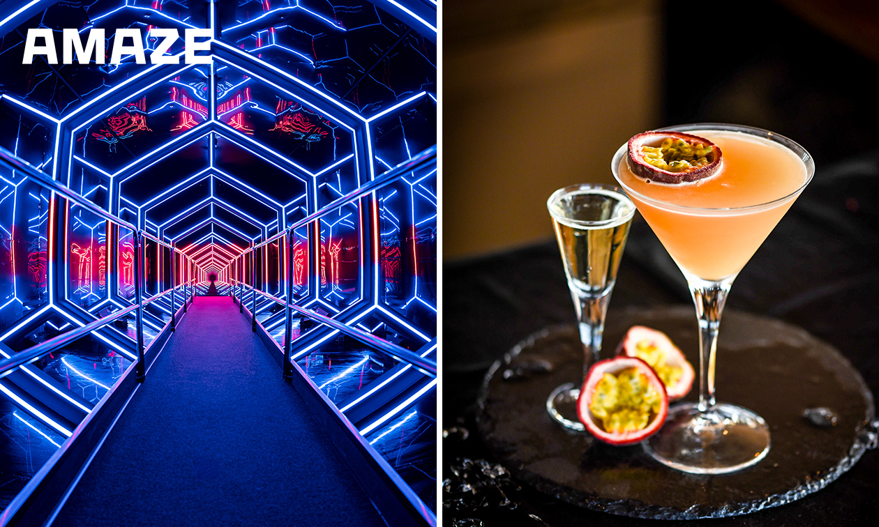 2 tickets voor Amaze + 1 cocktail p.p.