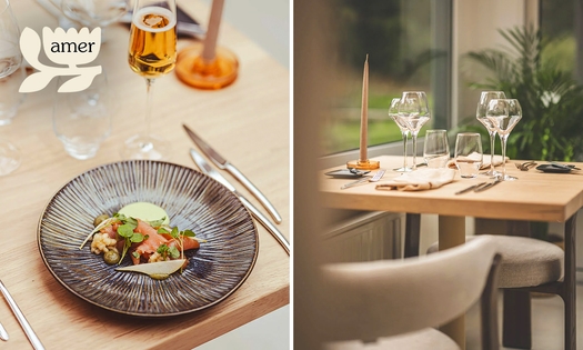 Menu gastronomique en 4 services dans les Ardennes