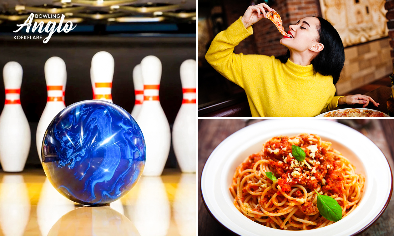 Bowlen + evt. pizza of pasta voor 4, 6 of 8 personen