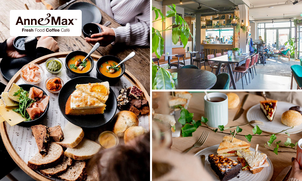 High tea incl. onbeperkt thee bij Anne&Max Den Haag Fahrenheitstraat