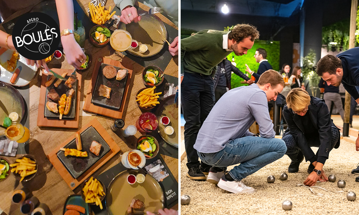 All-You-Can-Eat steengrill + jeu de boules (1 uur) bij Apéro Boules