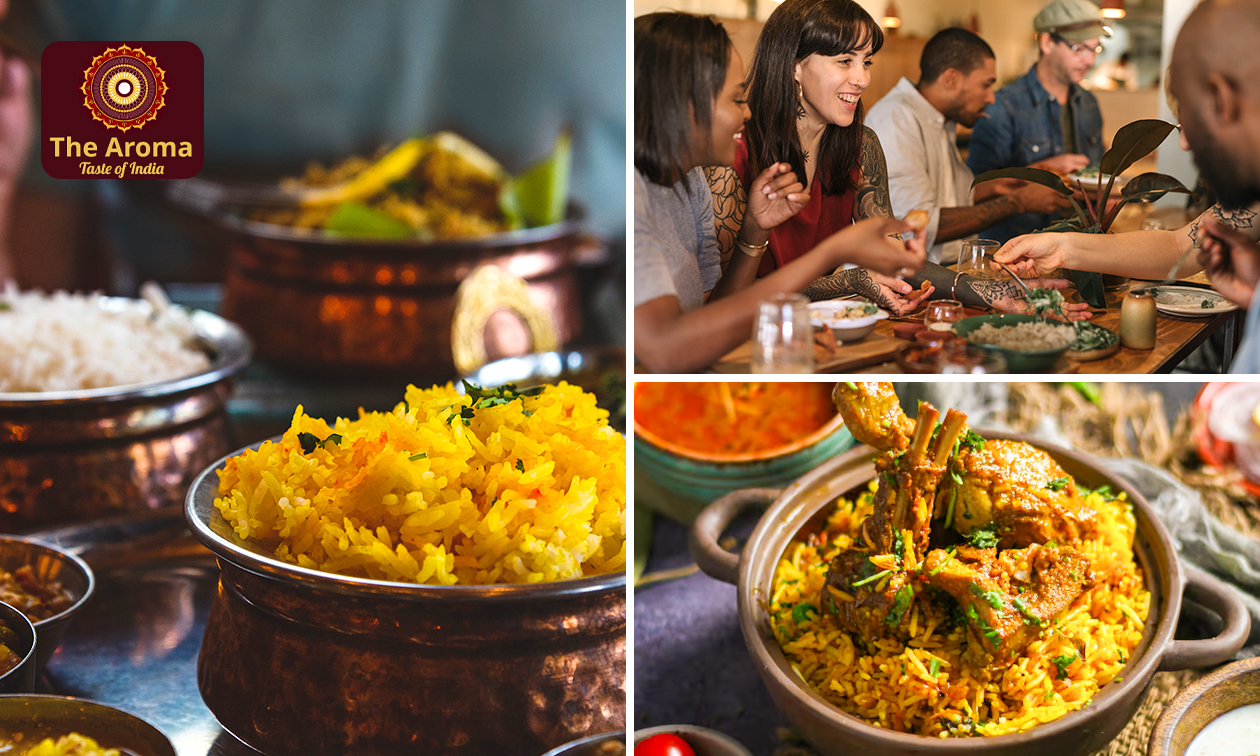 3-gangen keuzediner of Indiase rijsttafel bij Aroma Indian Cuisine in hartje Almere