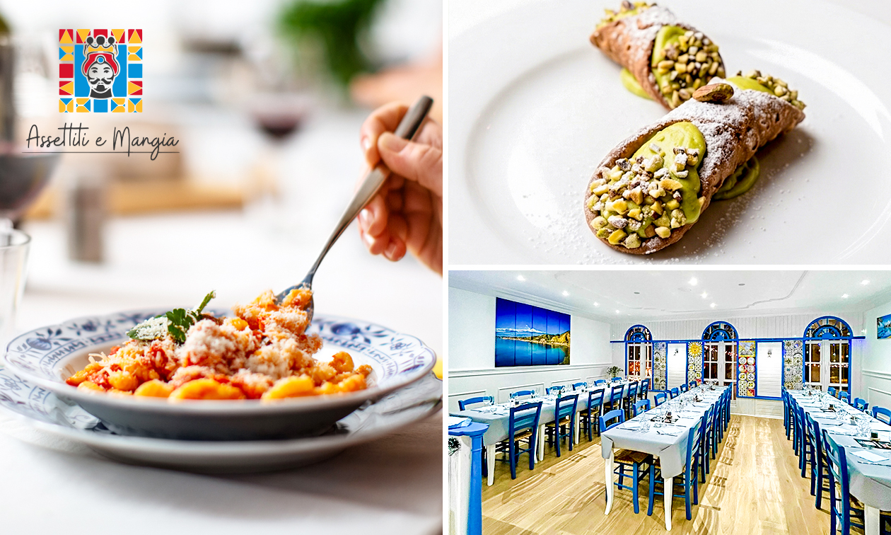 Siciliaanse 2- of 3-gangenlunch of -diner à la carte