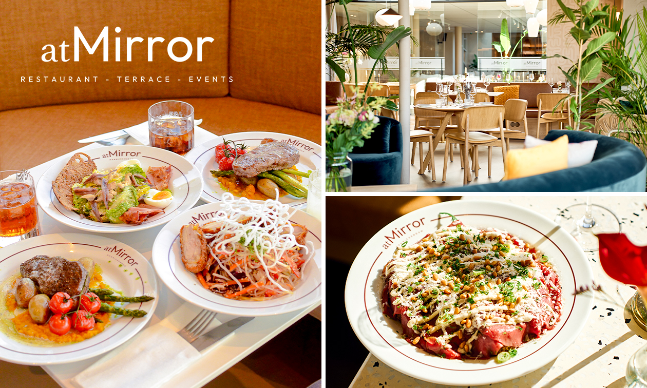 3- of 4-gangendiner à la carte bij atMirror Monnickendam