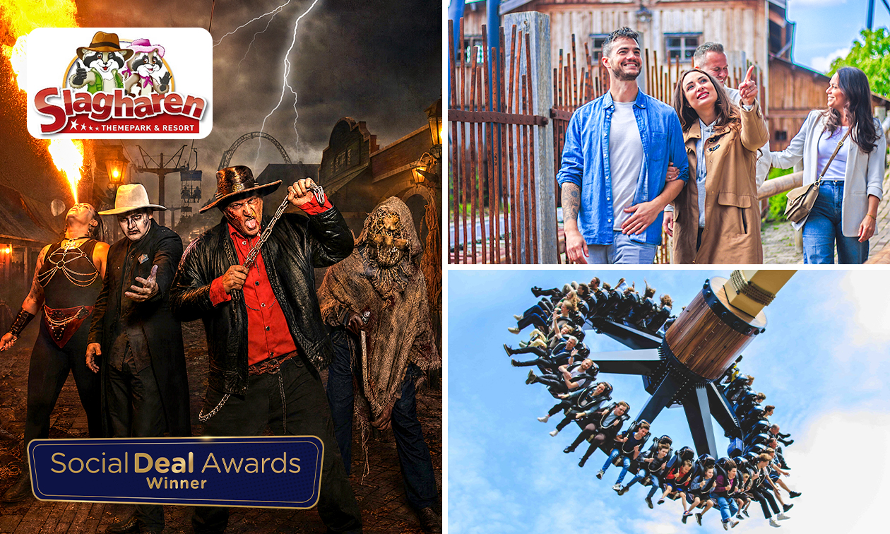 Entreeticket voor Attractiepark Slagharen + evt. snackmenu