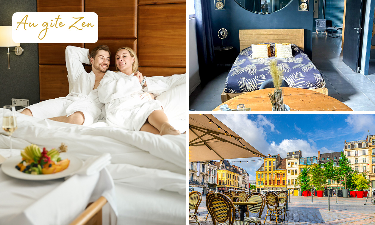 Nuit pour 2 + spa privatif + petit-déjeuner près de Lille