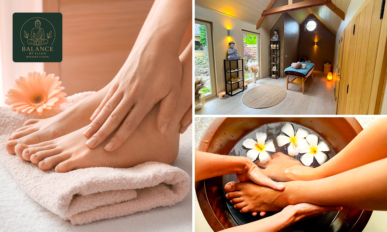 Wellnessarrangement voor voeten en benen