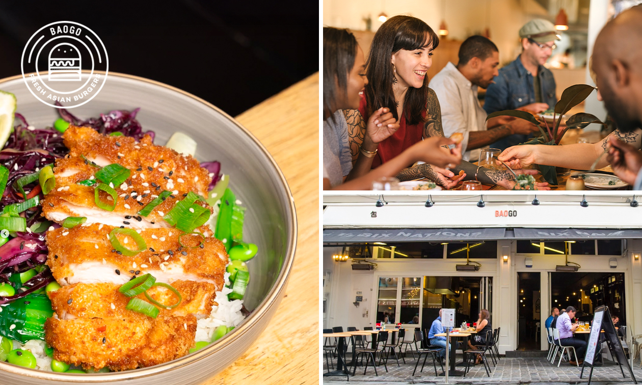 Menu en 2 services à la carte au restaurant Baogo en plein coeur de Bruxelles