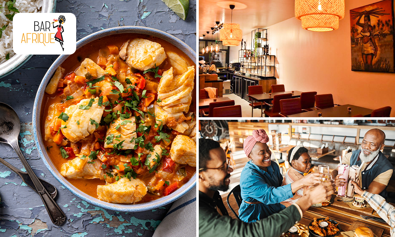 Afrikaans 2-gangendiner à la carte bij Bar Afrique in hartje Leuven