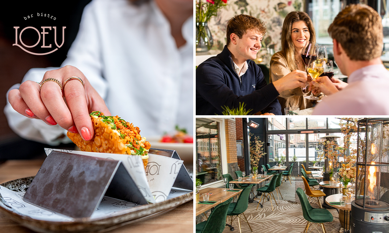 4-gangendiner à la carte bij Bar Bistro Loev in hartje Hengelo