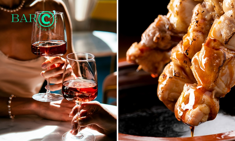 Wine & tapas met 2 glazen wijn en 3 tapas naar keuze bij Bar C Gent