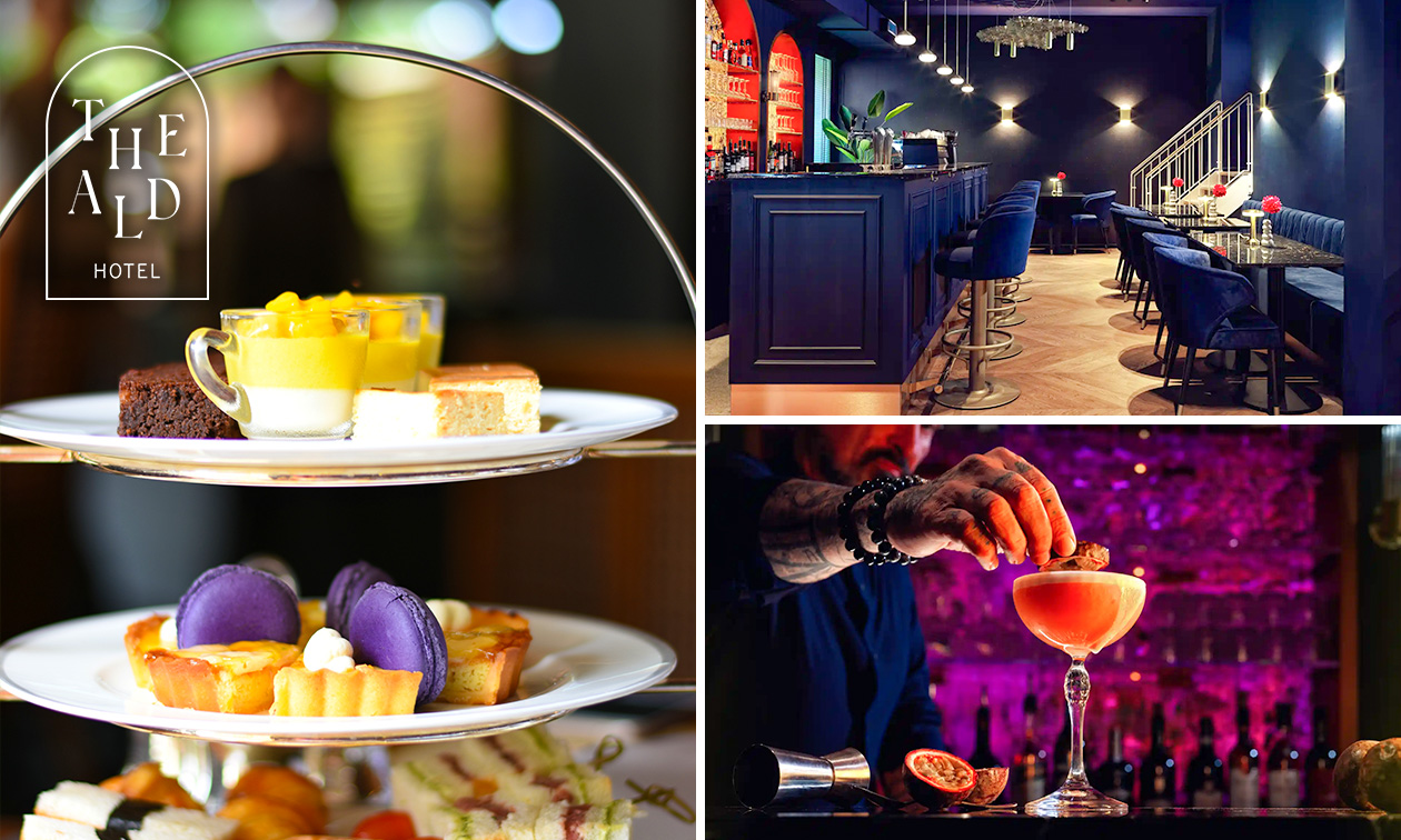 High tea of cocktail met borrelbordje