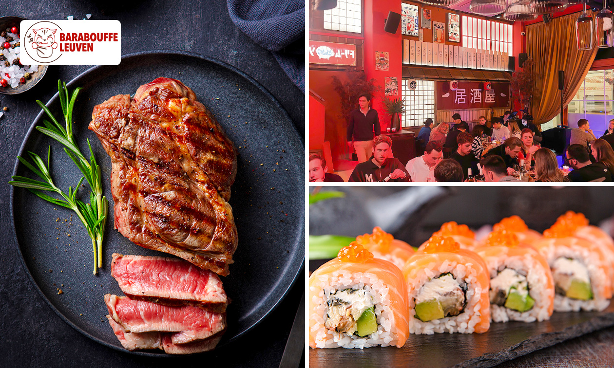 4-gangendiner van de chef (2,5 uur) met livemuziek in hartje Leuven