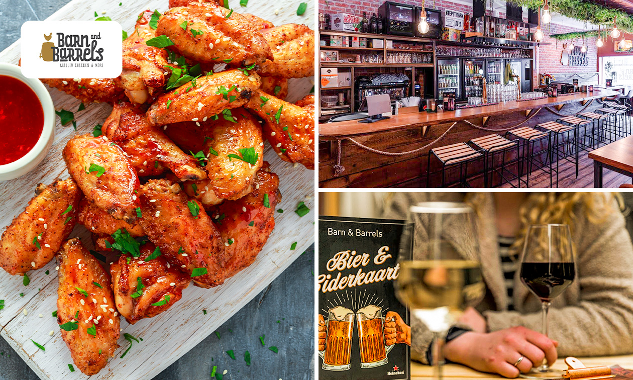 2- of 3-gangen keuzediner bij Barn & Barrels