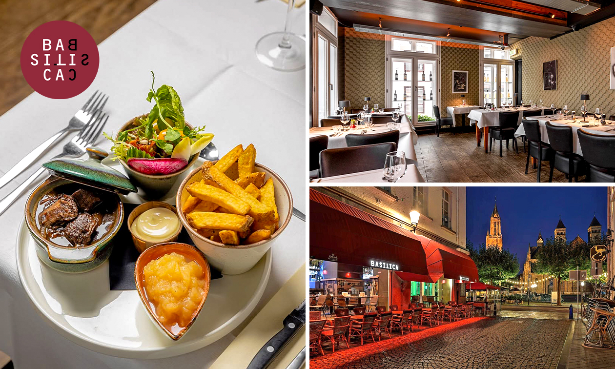 3-gangen keuzediner aan het Vrijthof in Maastricht