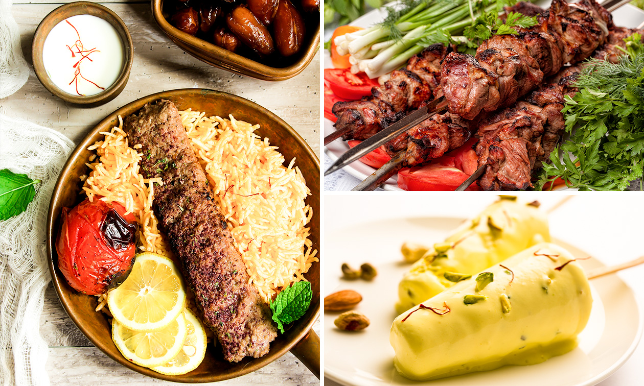 Persisches 3-Gänge-Menü nach Wahl + Brot und Tee vorab im Basilikum Restaurant