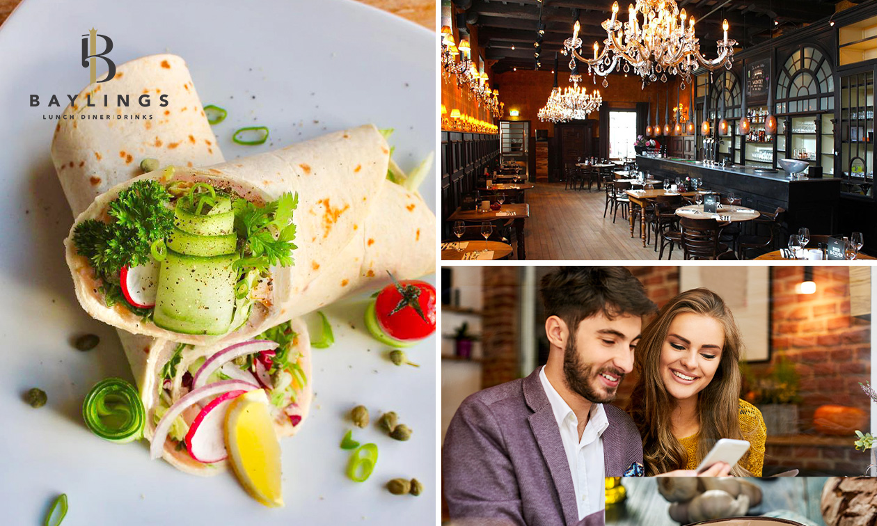 2-gangen keuzelunch bij Baylings