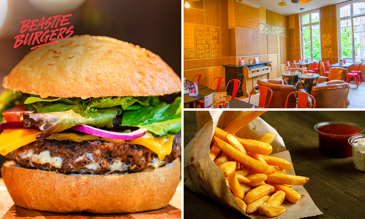 Burger + friet + saus + fingerfood in Mechelen
