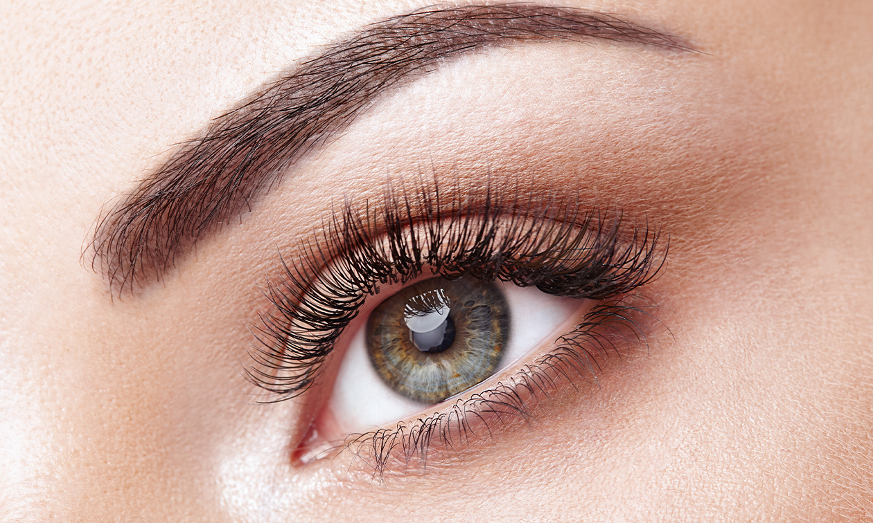 Wimperextensions one-by-one óf 3D-volume