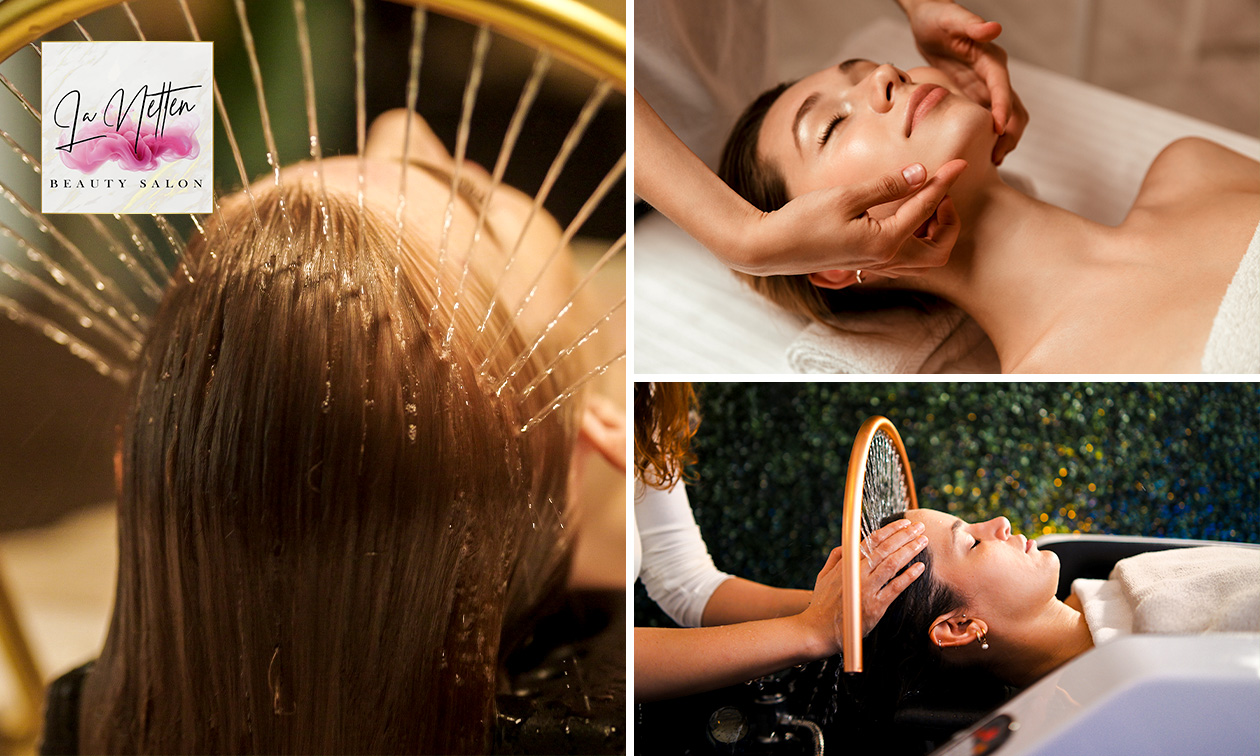 Head spa, wimperlift of microneedling (60, 75, 90 of 100 min)