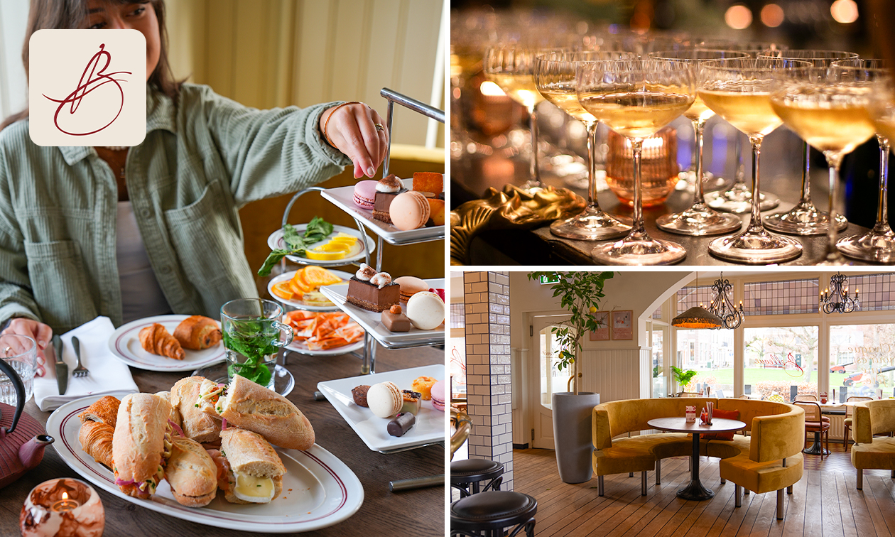 High tea (2 uur) bij Bellevue Bar Bistro