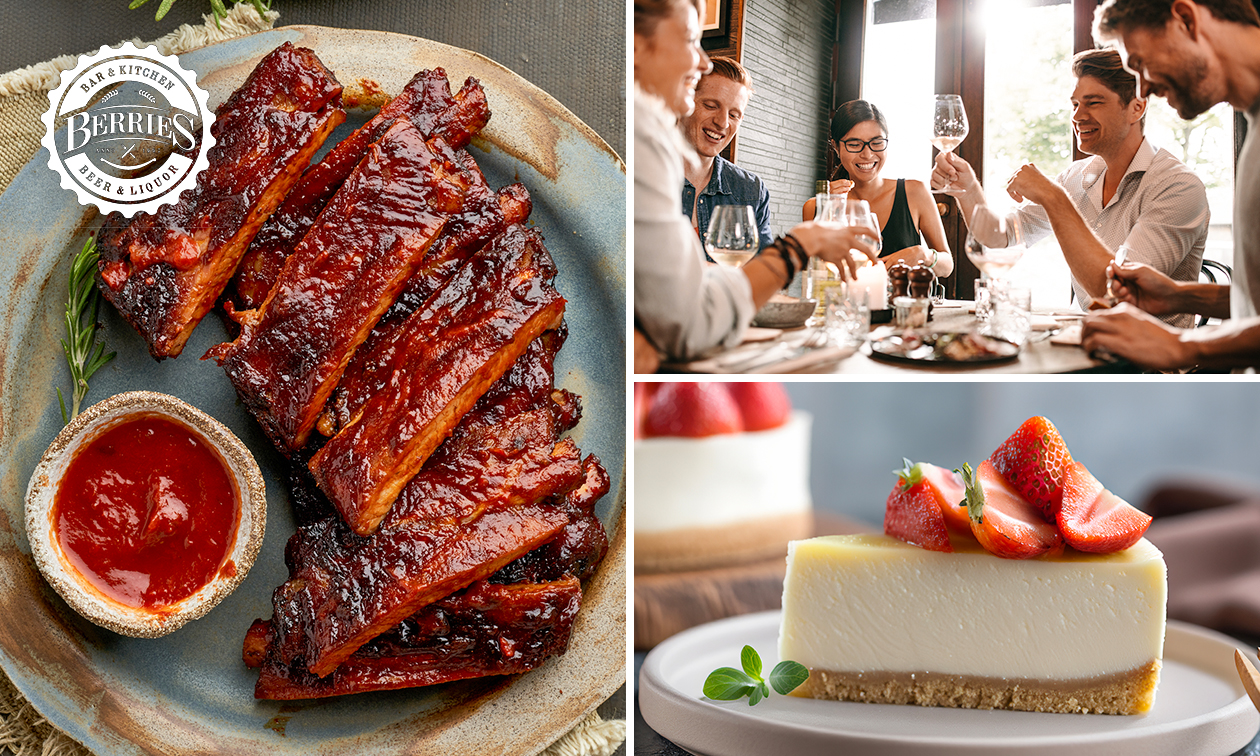 3-gangendiner à la carte bij Berries Bar & Kitchen