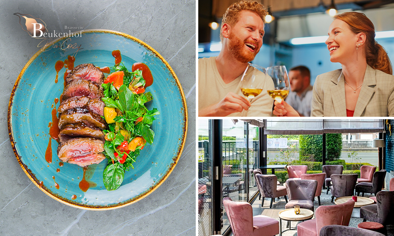 3-gangen keuzelunch of -diner bij Beukenhof Antwerpen