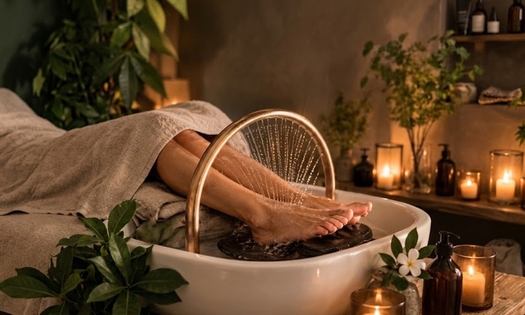 Spa des pieds (40 ou 80 min) + réflexologie plantaire thai + évtl. massage des mains