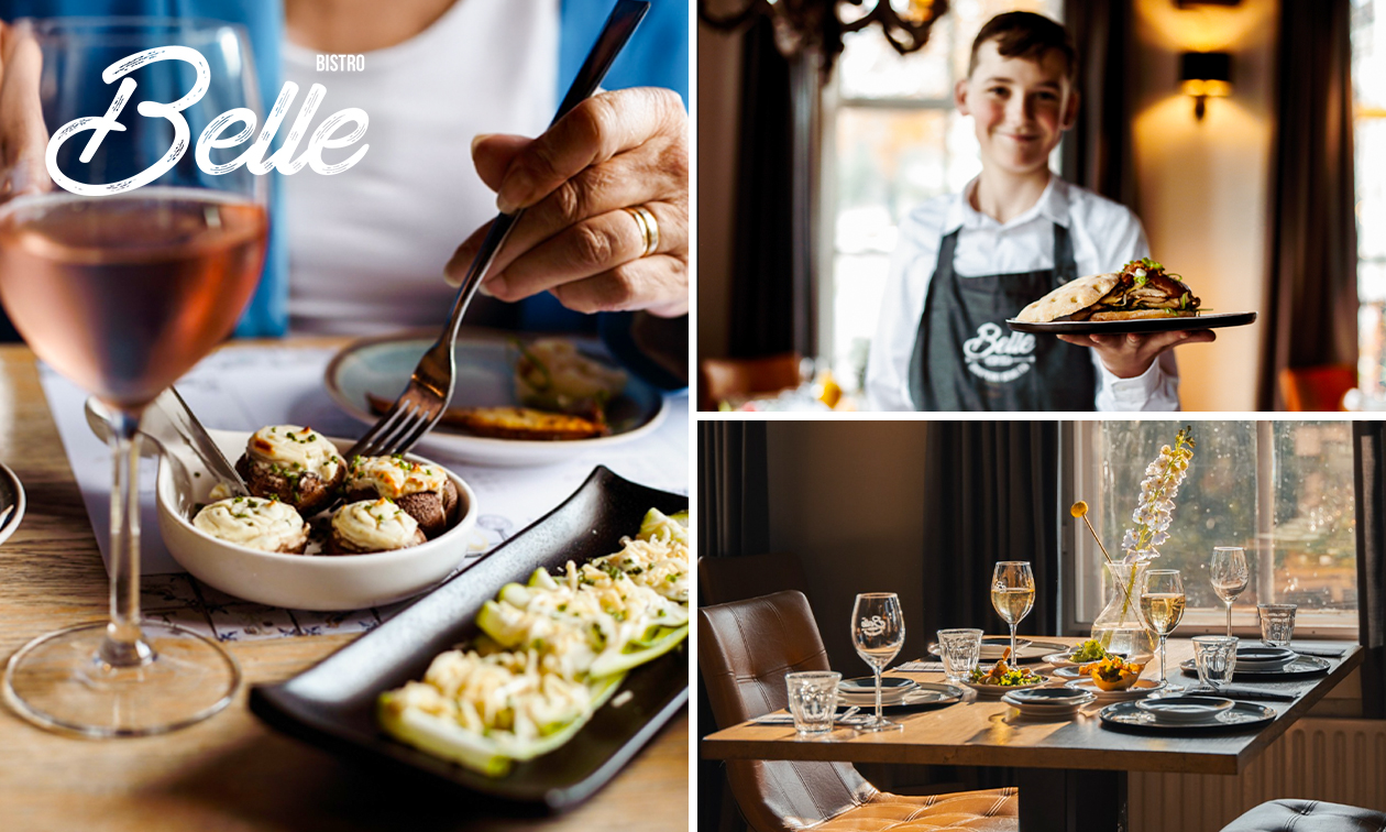 Onbeperkt dinergerechten aan de Vecht bij Bistro Belle