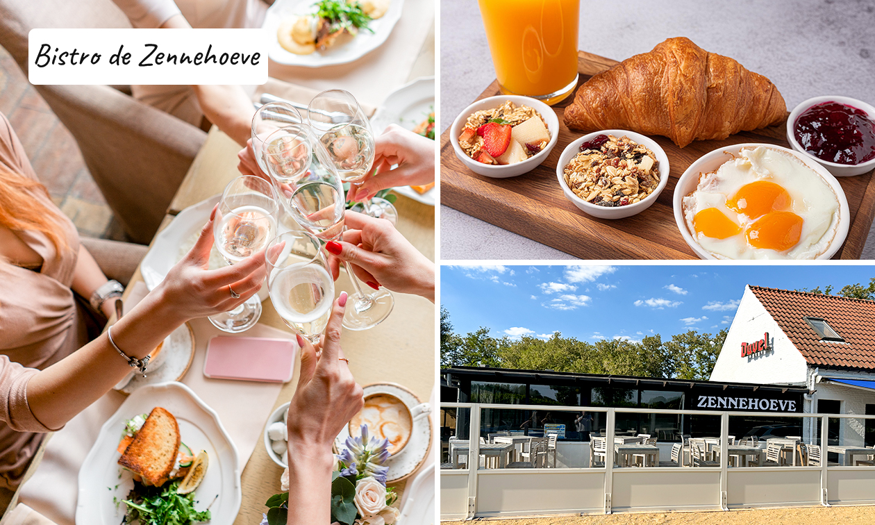 Uitgebreid ontbijt bij Bistro de Zennehoeve