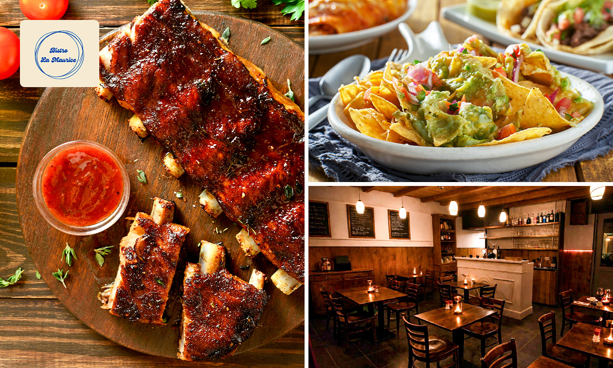 Dîner en 2 services avec ribs à volonté