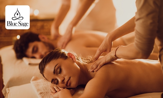 Massage naar keuze (60 of 90 min) incl. drankjes bij Blue Sage