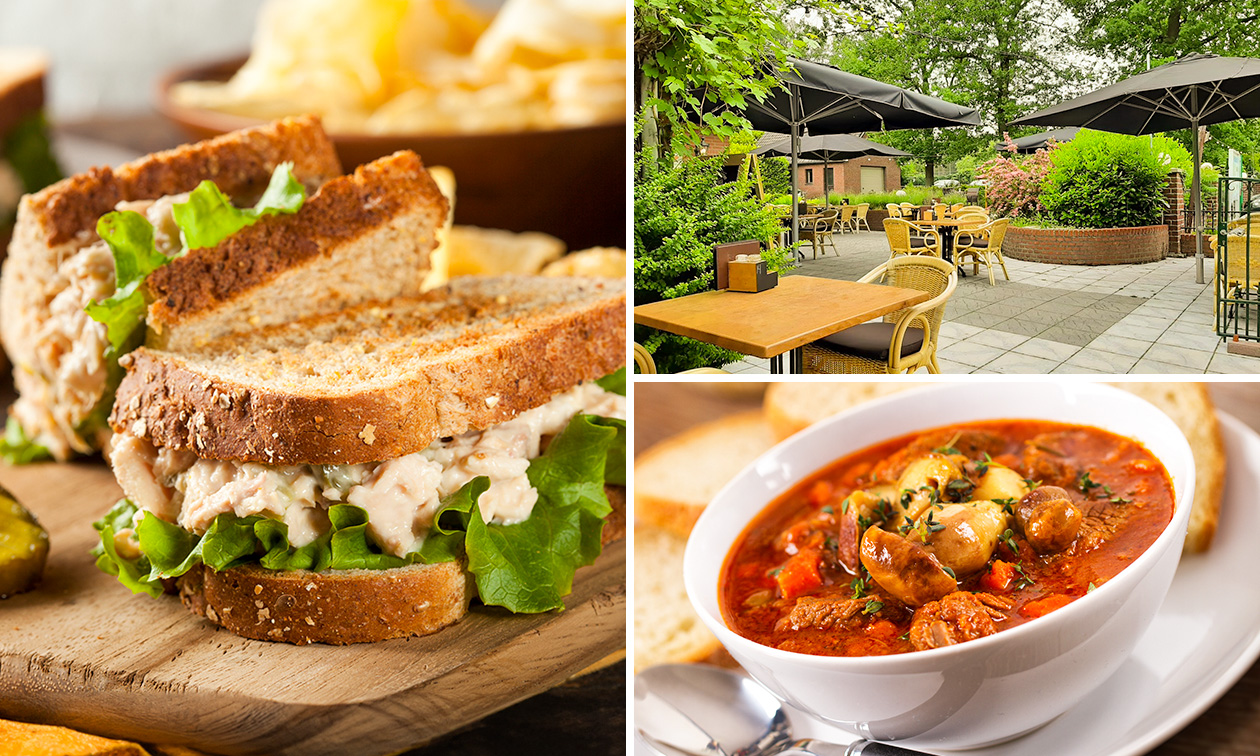 Tapaslunch bij Boscafé Het Rimpelt