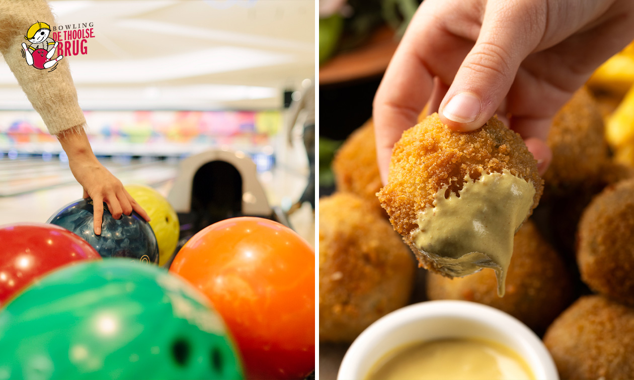 Bowlen (1 uur) + 12 bitterballen bij De Thoolse Brug