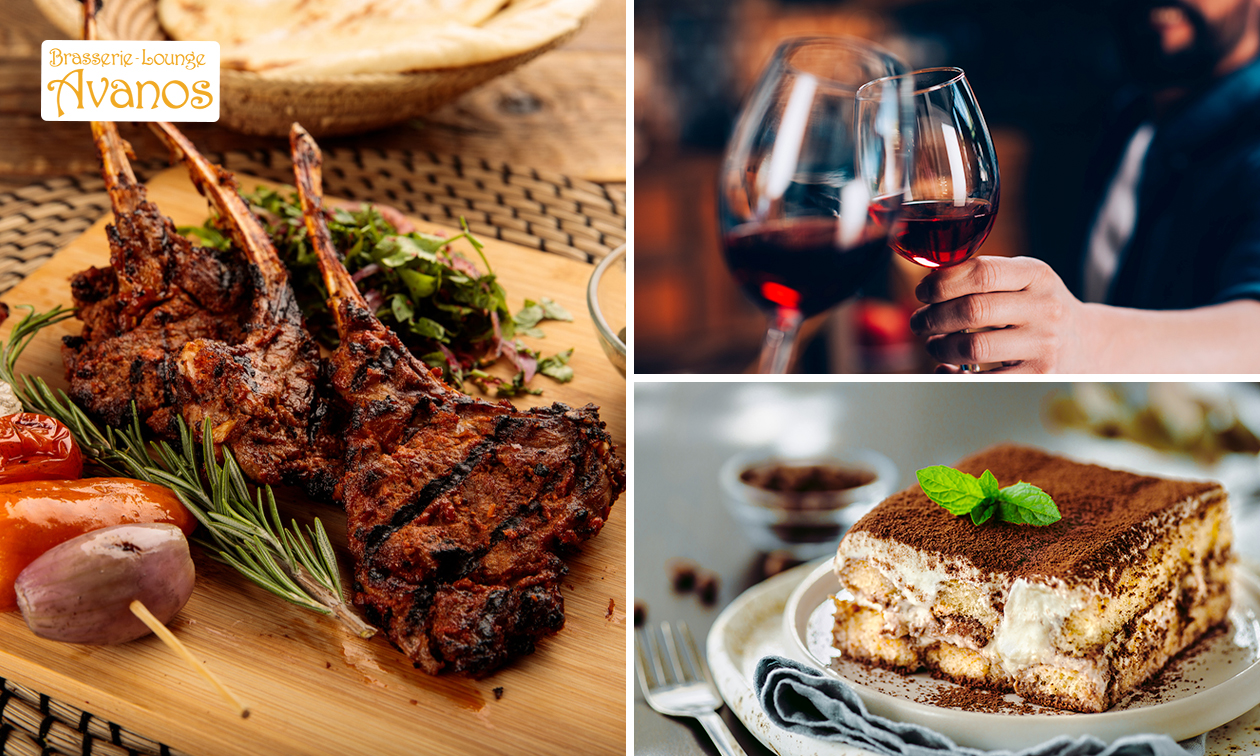 2-gangen keuzediner of -lunch bij Brasserie Avanos